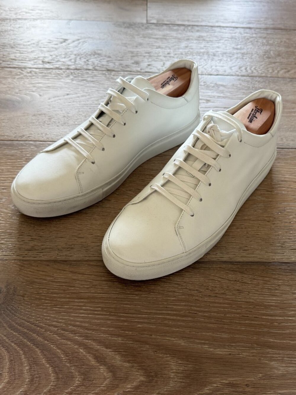 M. Gemi Palestra White Italian Leather Sneakers EU 45 US 12 Common Projects $299
